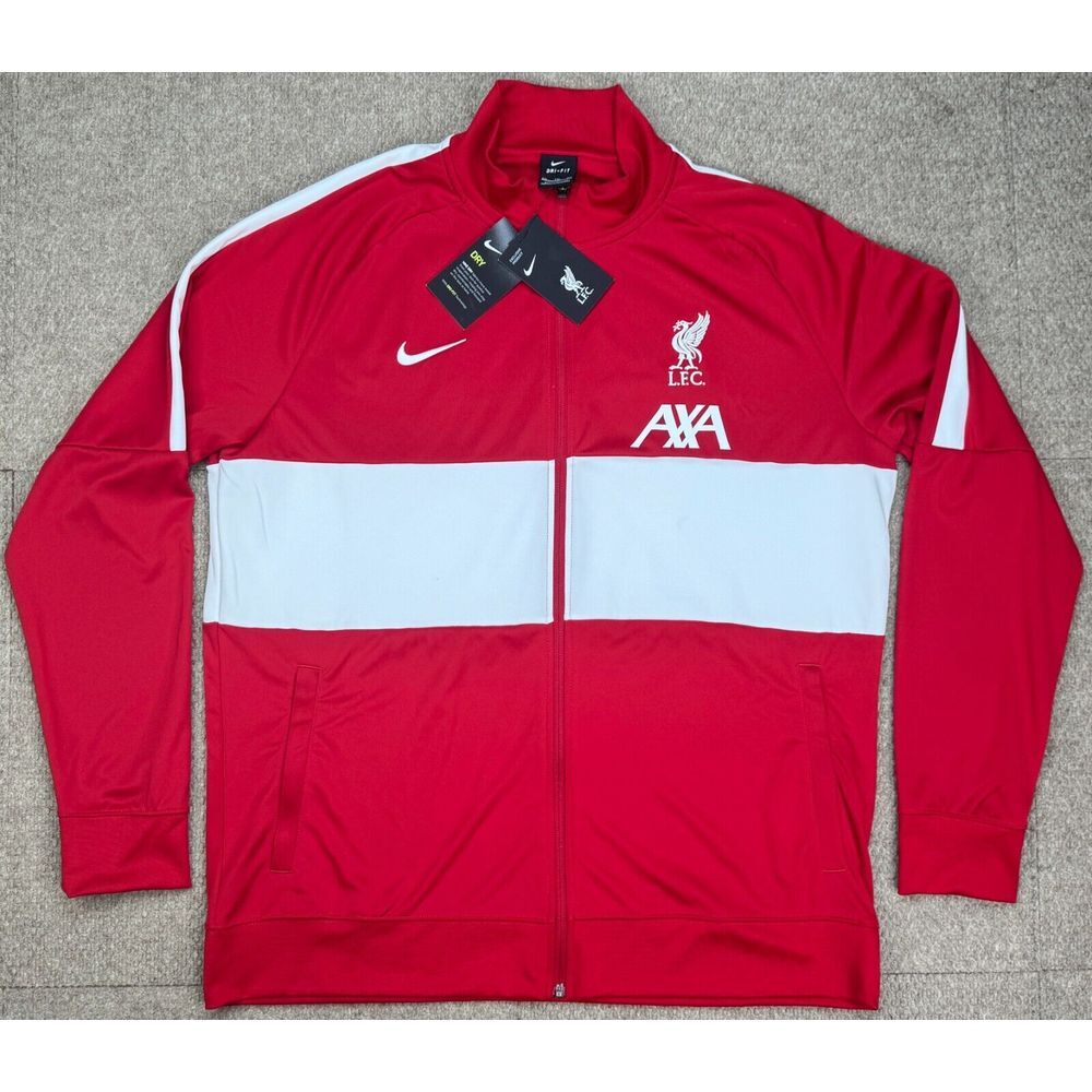 Nike Men's Liverpool Soccer Anthem Full Zip Long Sleeve Track Jacket Size XXL